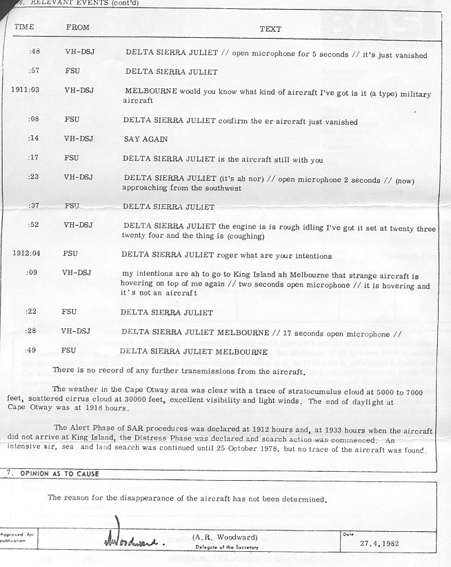 Valentich Report Page 3