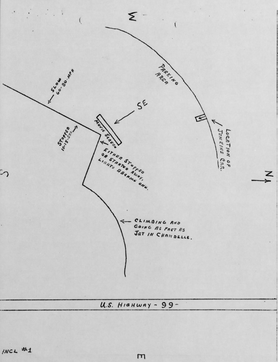 Bakersfield UFO 1952