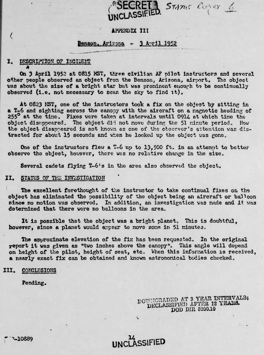 Benson Report