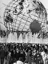 Fountains Surrounding Unisphere at New York World's Fair Closing Day