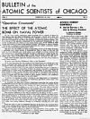 Bulletin of Atomic Scientists February 1946