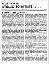 Bulletin of Atomic Scientists May 1946